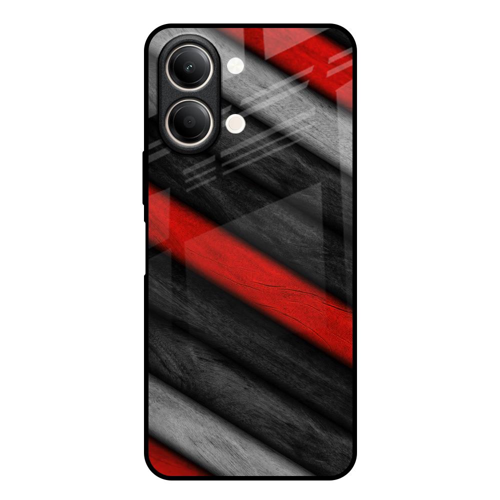 Soft Wooden Texture Vivo Y21 5G Glass Back Cover Online