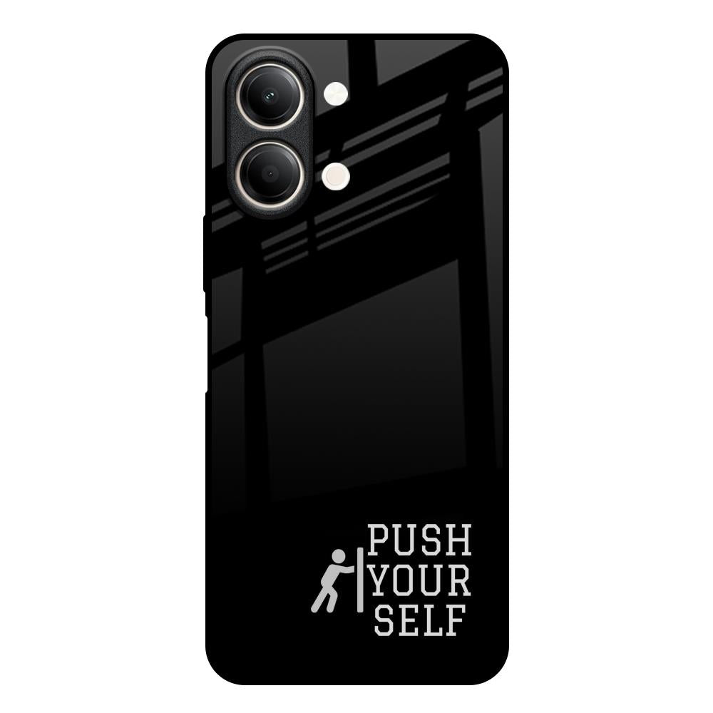 Push Your Self Vivo Y21 5G Glass Back Cover Online