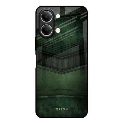 Green Leather Vivo Y21 5G Glass Back Cover Online