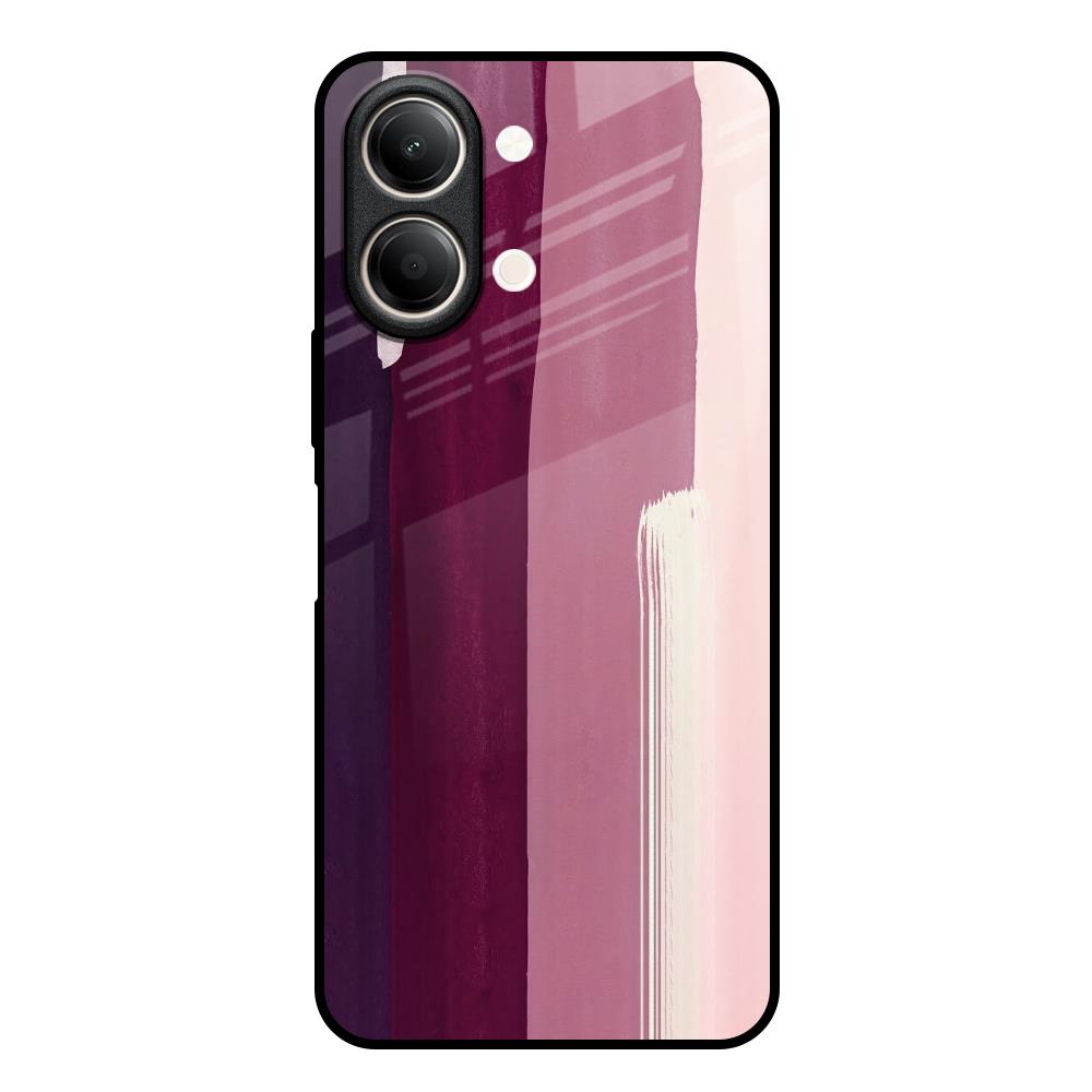 Brush Stroke Art Vivo Y21 5G Glass Back Cover Online