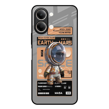 Space Ticket Vivo Y21 5G Glass Back Cover Online