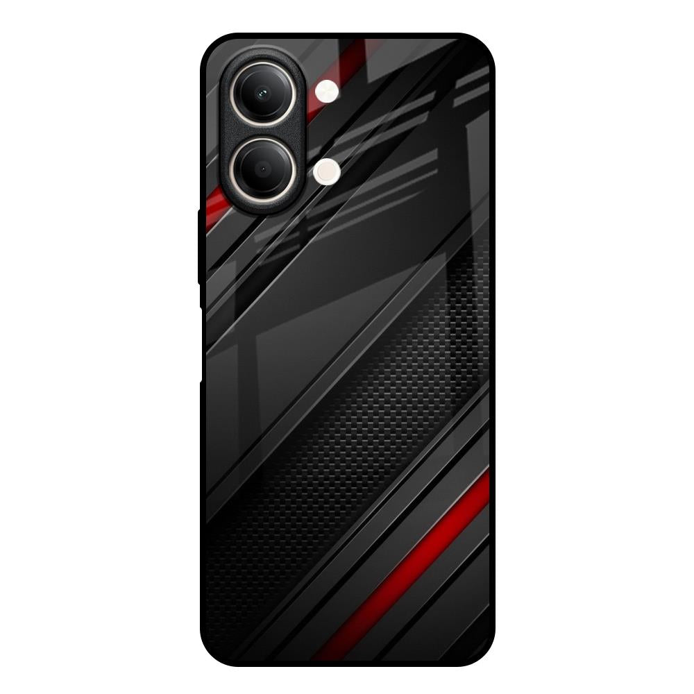 Modern Abstract Vivo Y21 5G Glass Back Cover Online