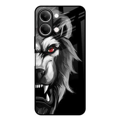 Wild Lion Vivo Y21 5G Glass Back Cover Online