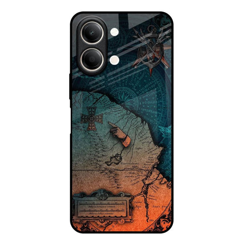 Geographical Map Vivo Y21 5G Glass Back Cover Online