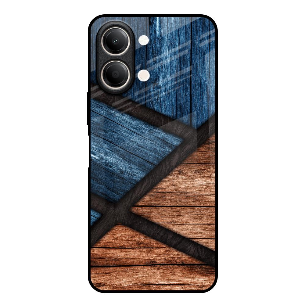 Wooden Tiles Vivo Y21 5G Glass Back Cover Online