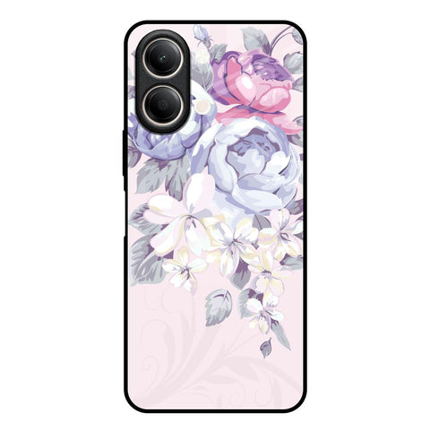 Elegant Floral Vivo Y21 5G Glass Back Cover Online
