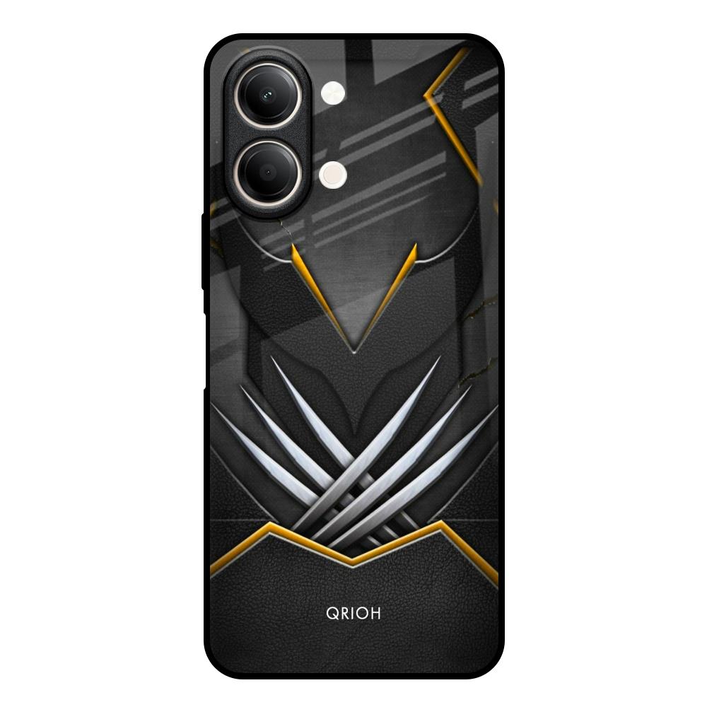 Black Warrior Vivo Y21 5G Glass Back Cover Online