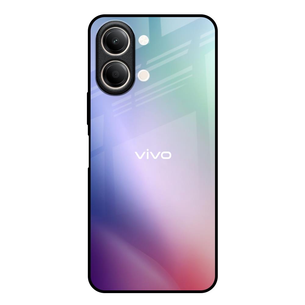 Abstract Holographic Vivo Y21 5G Glass Back Cover Online