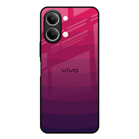 Wavy Pink Pattern Vivo Y21 5G Glass Back Cover Online