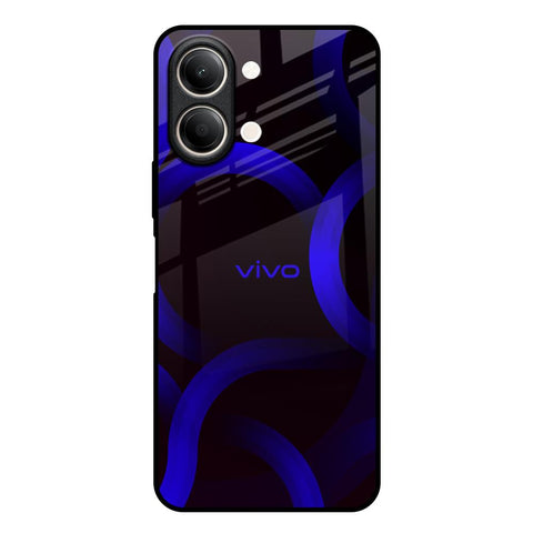 Blue Ring Light Vivo Y21 5G Glass Back Cover Online