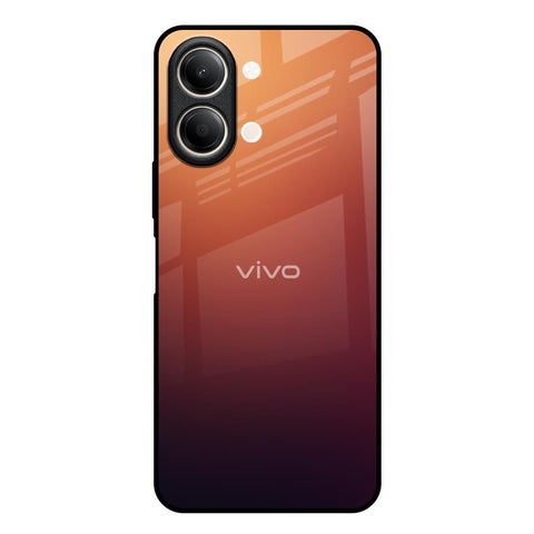 Sunset Background Vivo Y21 5G Glass Back Cover Online