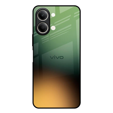 Blurry Forest Vivo Y21 5G Glass Back Cover Online