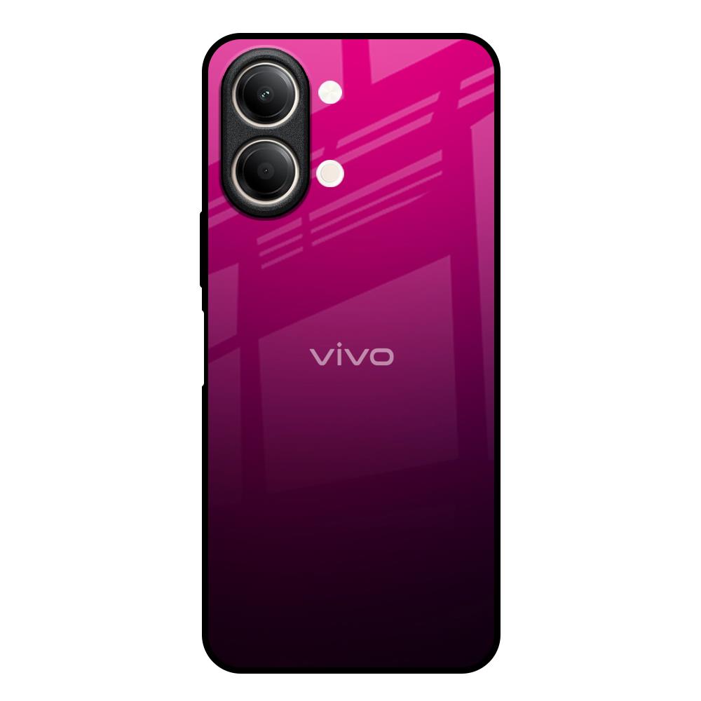 Purple Ombre Pattern Vivo Y21 5G Glass Back Cover Online