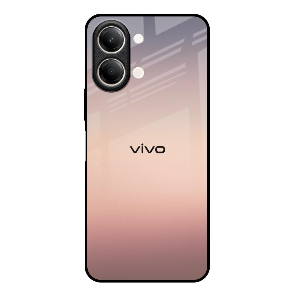 Golden Mauve Vivo Y21 5G Glass Back Cover Online