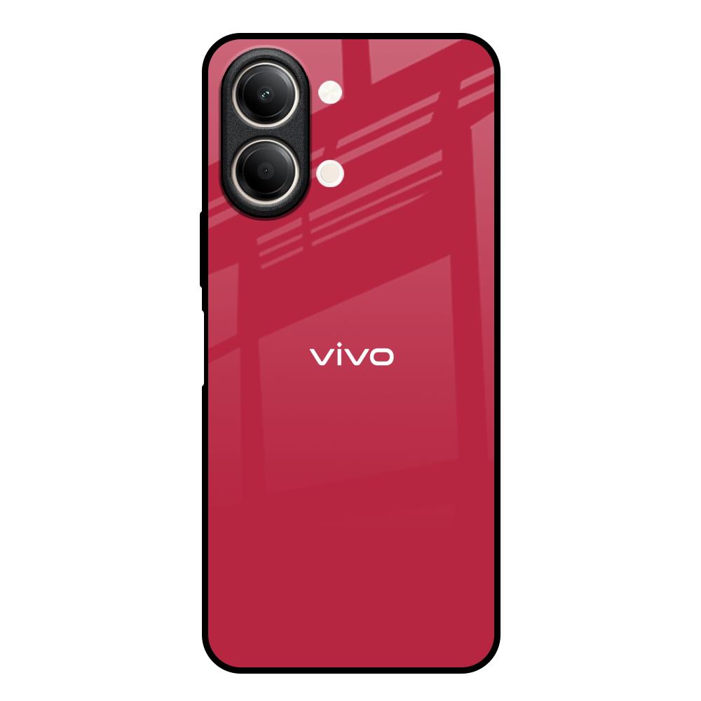 Solo Maroon Vivo Y21 5G Glass Back Cover Online