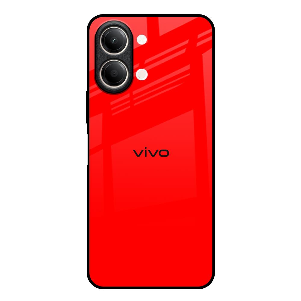 Blood Red Vivo Y21 5G Glass Back Cover Online