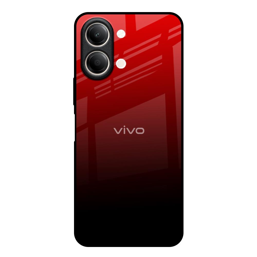 Maroon Faded Vivo Y21 5G Glass Back Cover Online
