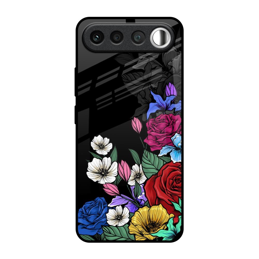 Rose Flower Bunch Art Realme 16 5G Glass Back Cover Online