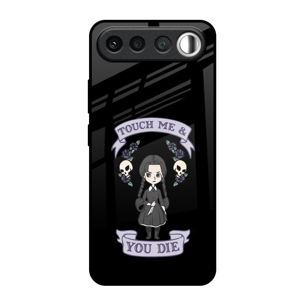 Touch Me & You Die Realme 16 5G Glass Back Cover Online