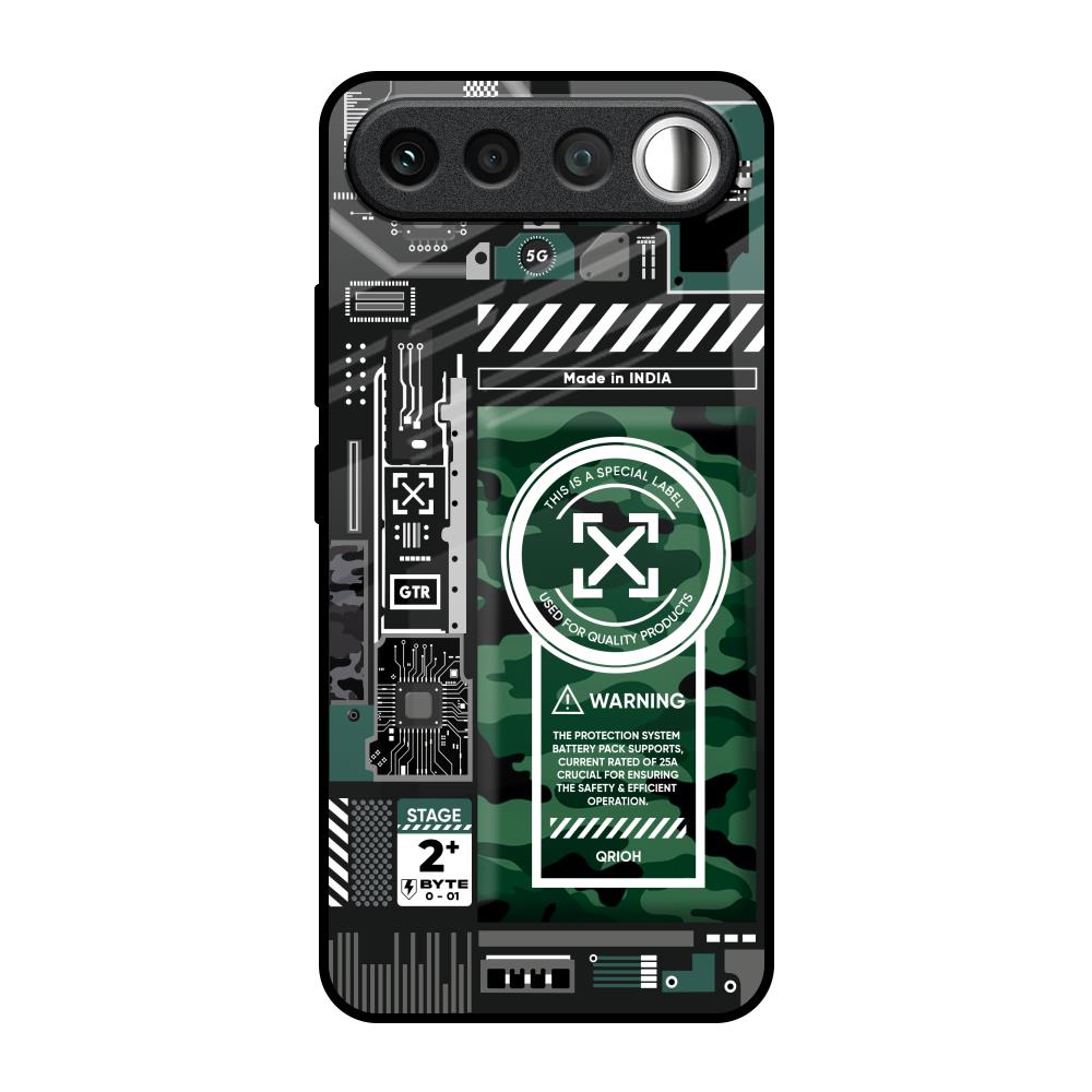Green Camo Circuit Realme 16 5G Glass Back Cover Online