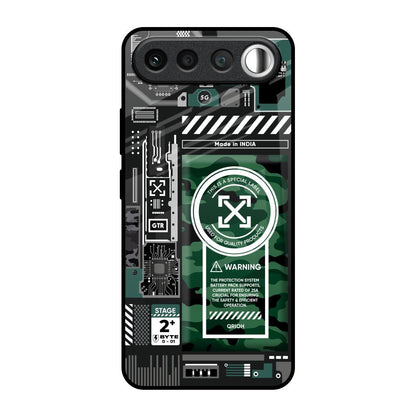 Green Camo Circuit Realme 16 5G Glass Back Cover Online