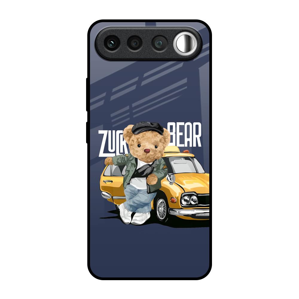 Adventurous Bear Realme 16 5G Glass Back Cover Online