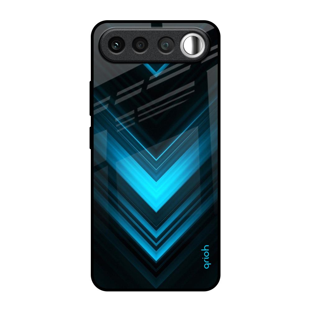 Vertical Blue Arrow Realme 16 5G Glass Back Cover Online