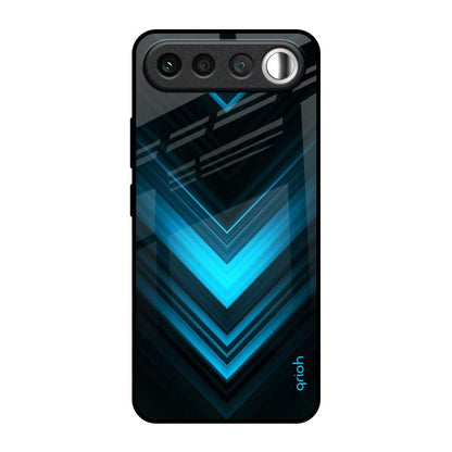 Vertical Blue Arrow Realme 16 5G Glass Back Cover Online