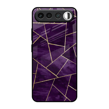 Geometric Purple Realme 16 5G Glass Back Cover Online