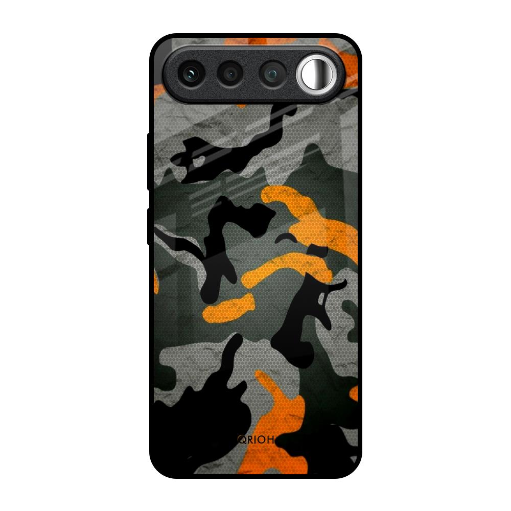 Camouflage Orange Realme 16 5G Glass Back Cover Online