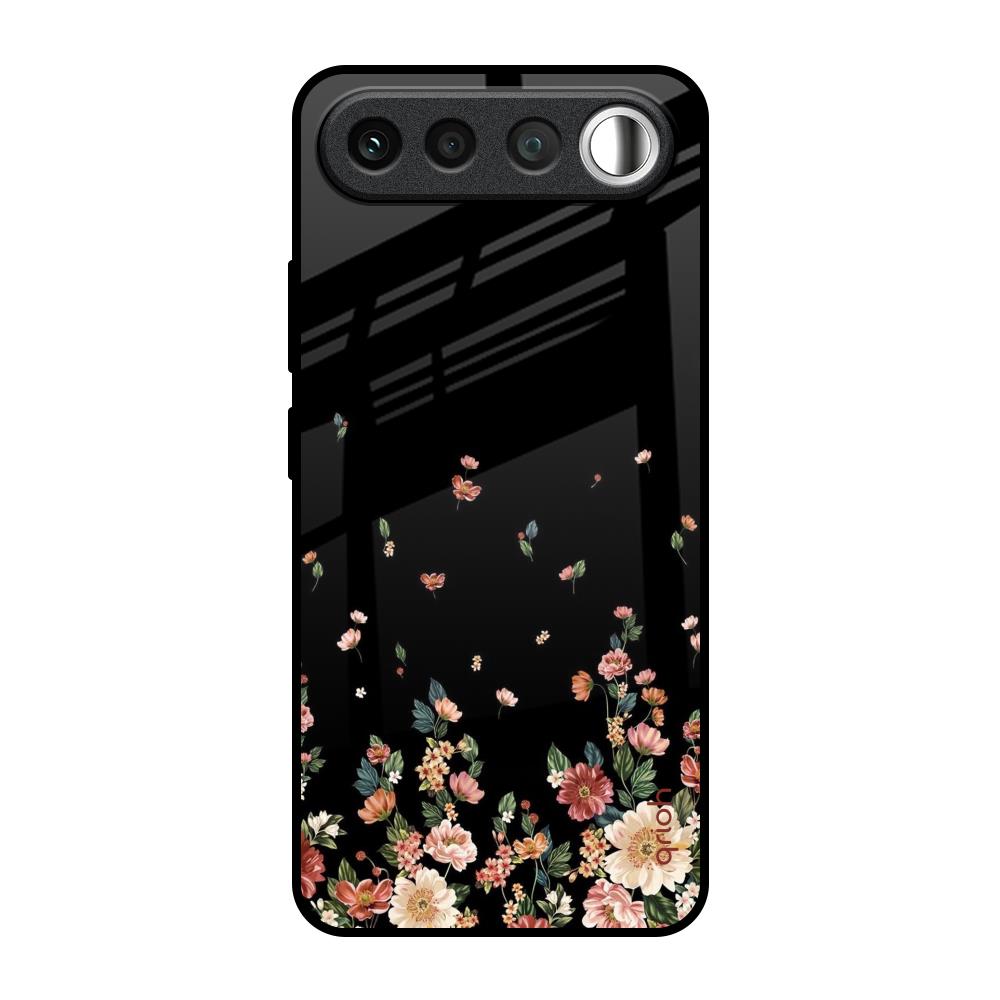 Floating Floral Print Realme 16 5G Glass Back Cover Online
