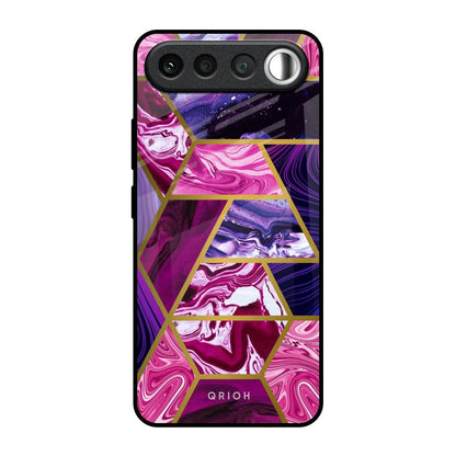 Electroplated Geometric Marble Realme 16 5G Glass Back Cover Online