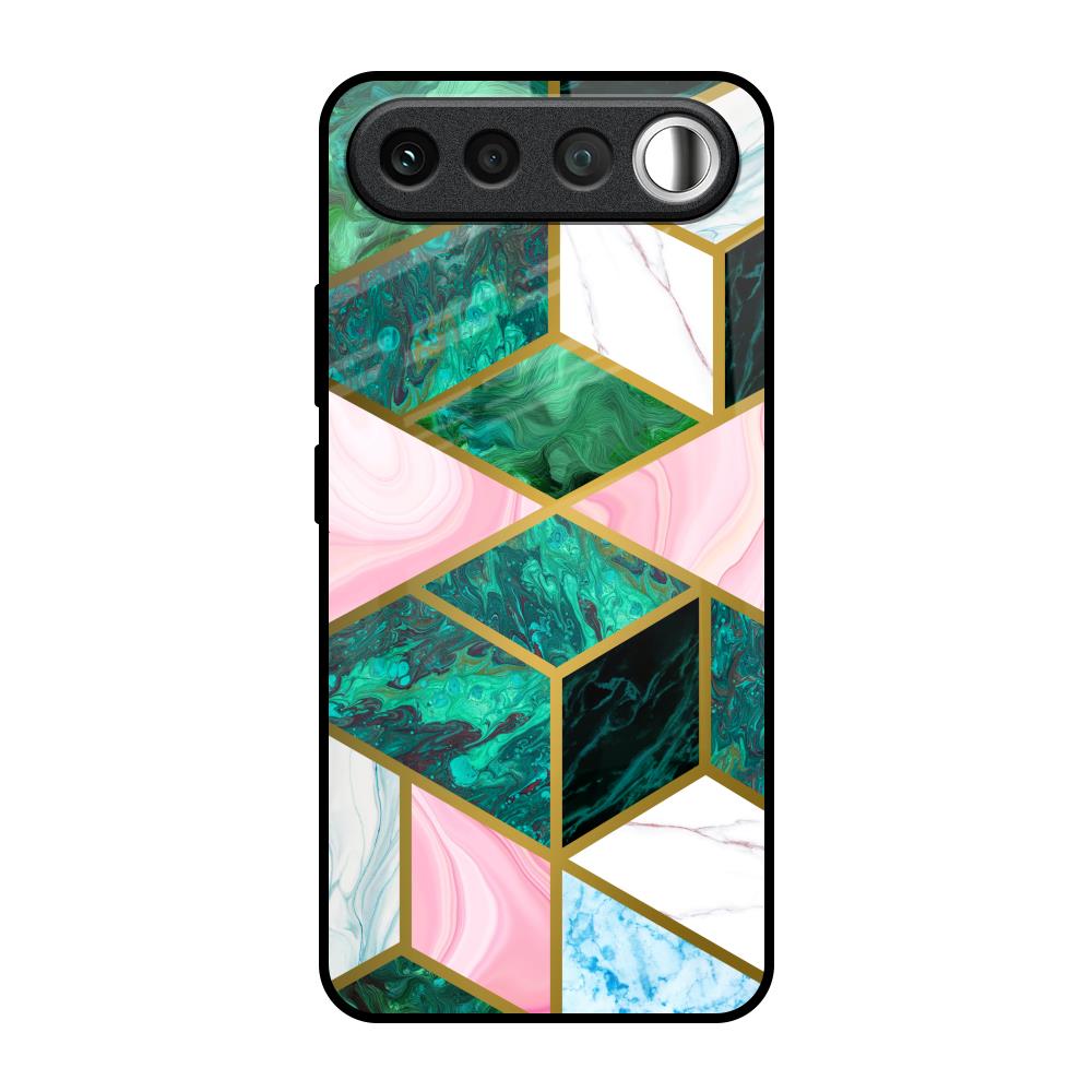 Seamless Green Marble Realme 16 5G Glass Back Cover Online