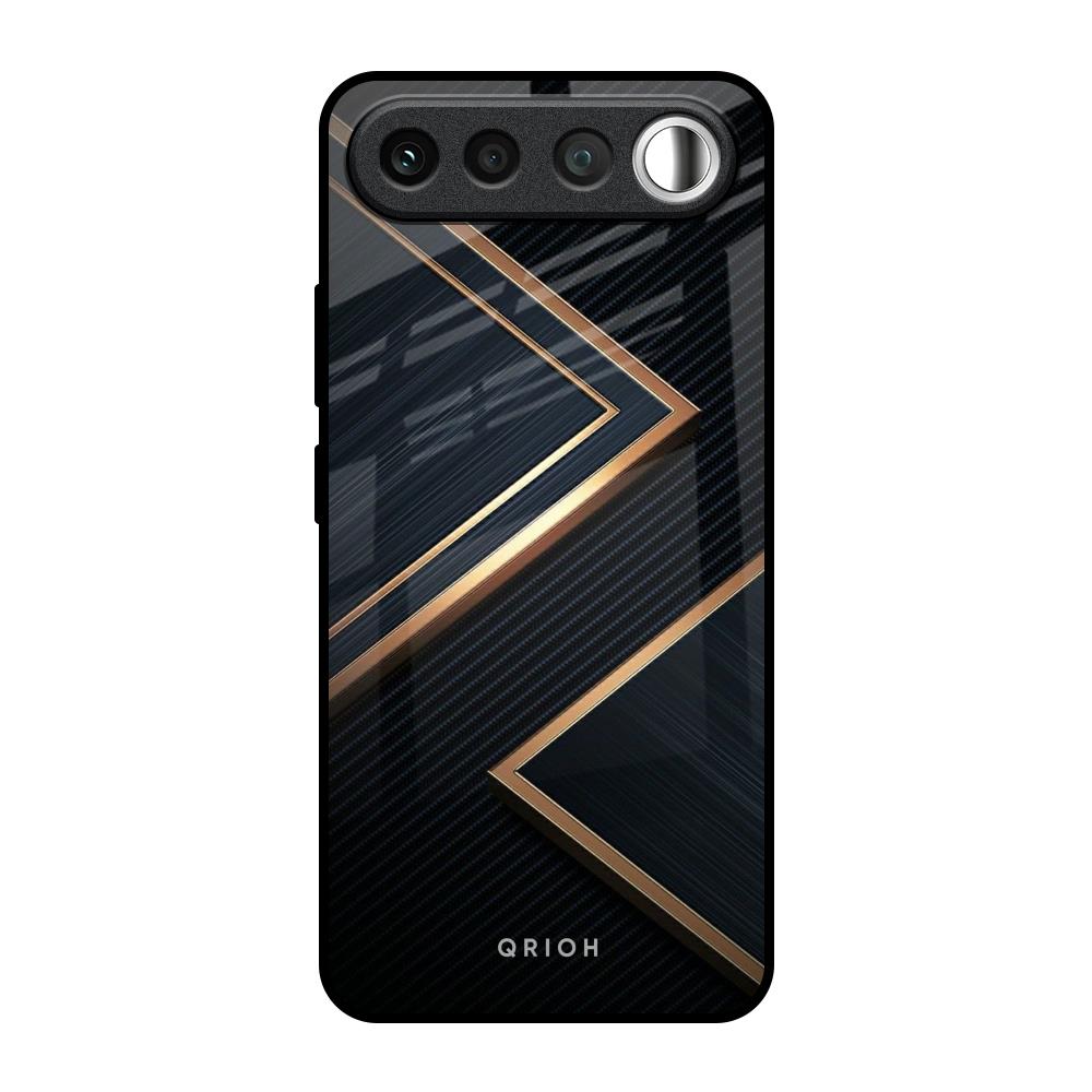 Sleek Golden & Navy Realme 16 5G Glass Back Cover Online