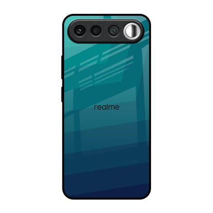 Green Triangle Pattern Realme 16 5G Glass Back Cover Online