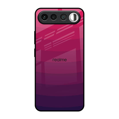 Wavy Pink Pattern Realme 16 5G Glass Back Cover Online