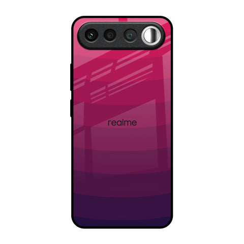 Wavy Pink Pattern Realme 16 5G Glass Back Cover Online