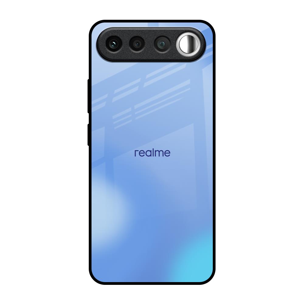 Vibrant Blue Texture Realme 16 5G Glass Back Cover Online
