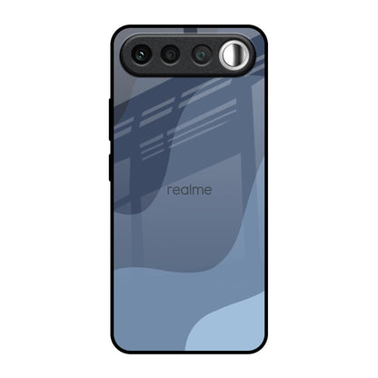 Navy Blue Ombre Realme 16 5G Glass Back Cover Online