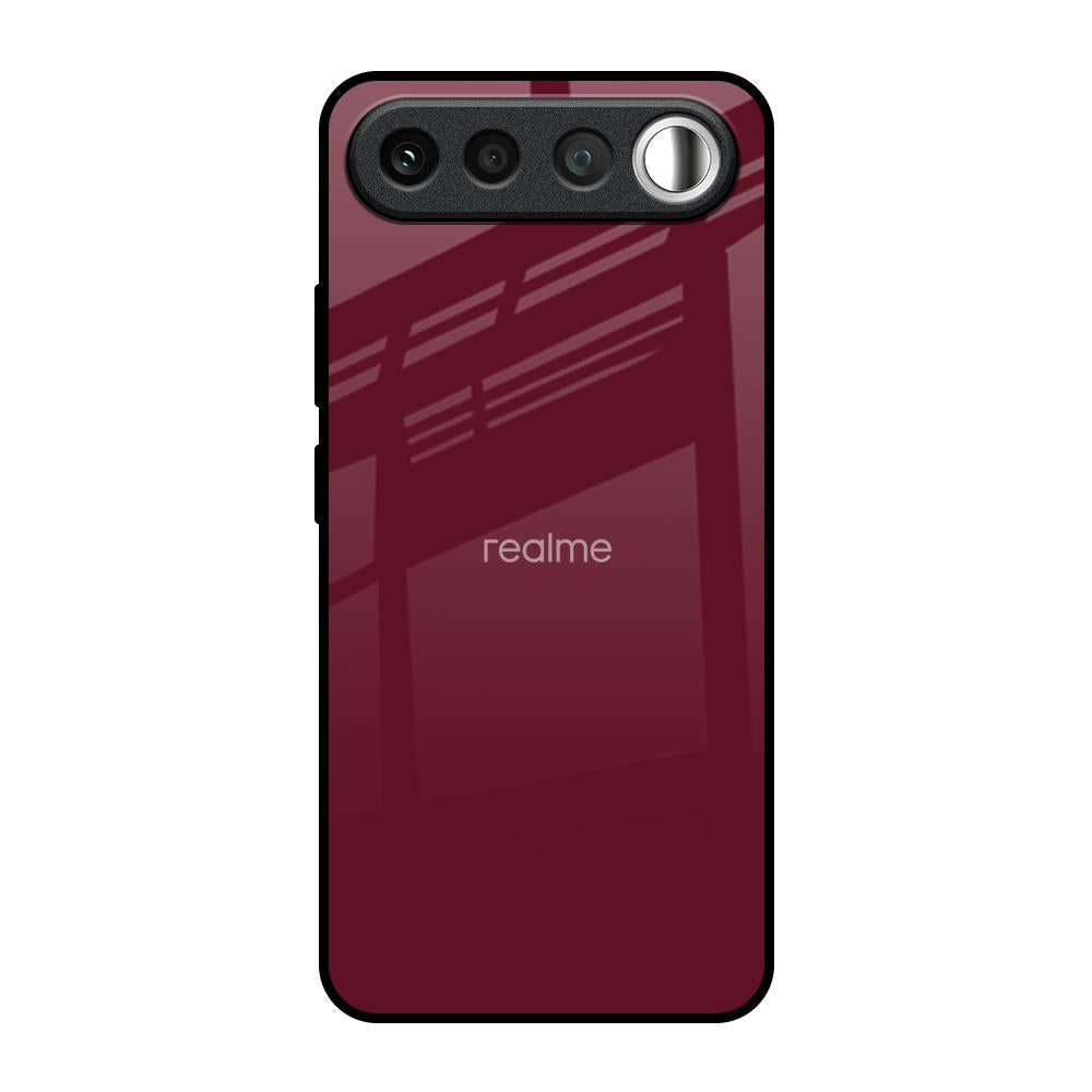 Classic Burgundy Realme 16 5G Glass Back Cover Online