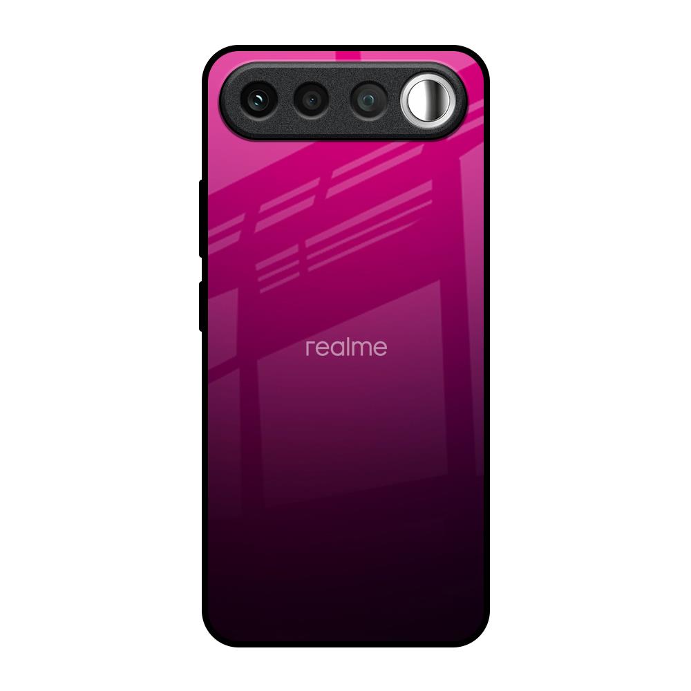 Purple Ombre Pattern Realme 16 5G Glass Back Cover Online