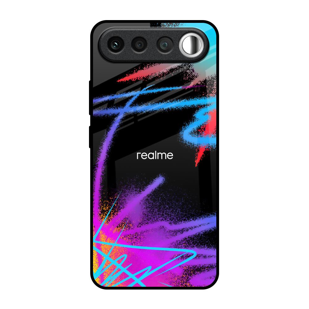 Brushy Color Realme 16 5G Glass Back Cover Online
