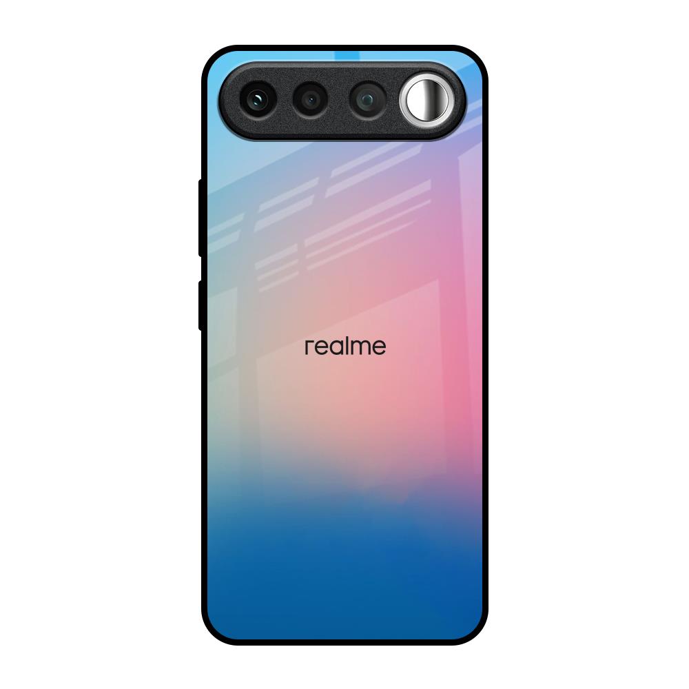 Blue & Pink Ombre Realme 16 5G Glass Back Cover Online