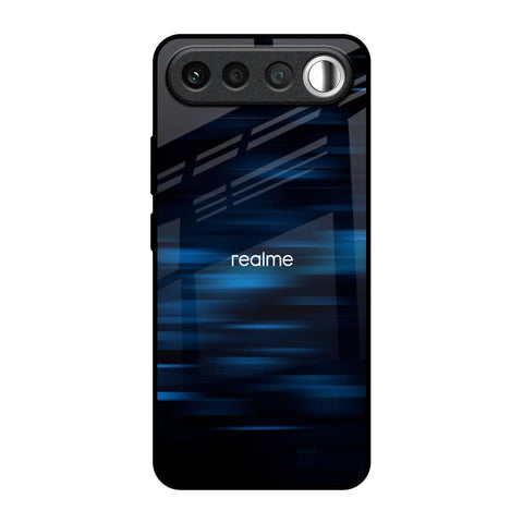Blue Rough Abstract Realme 16 5G Glass Back Cover Online