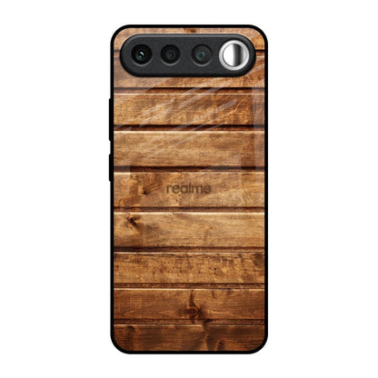 Wooden Planks Realme 16 5G Glass Back Cover Online