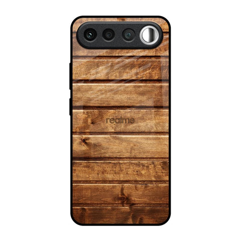 Wooden Planks Realme 16 5G Glass Back Cover Online