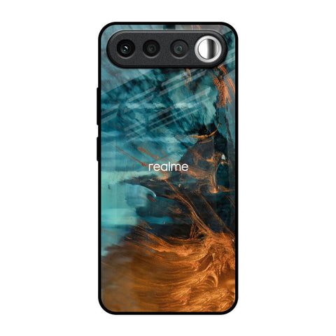 Golden Splash Realme 16 5G Glass Back Cover Online