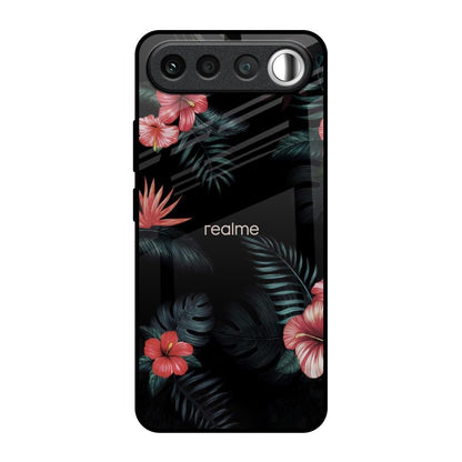 Tropical Art Flower Realme 16 5G Glass Back Cover Online