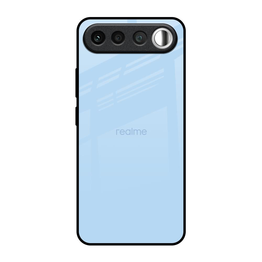 Pastel Sky Blue Realme 16 5G Glass Back Cover Online