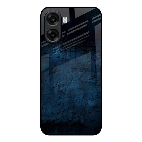Dark Blue Grunge OPPO K14x 5G Glass Back Cover Online